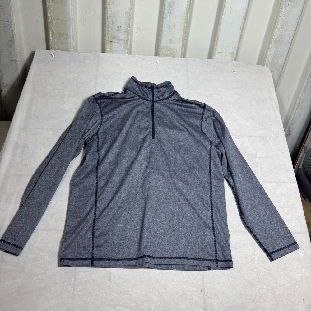 The North Face Mens 1/4-Zip Sweatshirt Gray Long Sleeve Mock Neck Outdoor XL